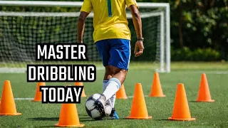 Dribbling technique warm up #football #coaching #warmup