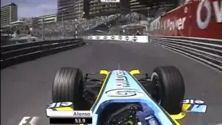 Alonso Onboard Monaco Formula1 2006 FP1