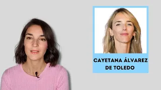 IMITACIÓN DE CAYETANA ÁLVAREZ DE TOLEDO