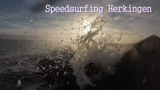 Crash - windsurfing at Herkingen - 23 december 2014