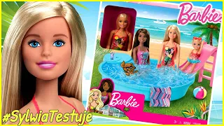 BARBIE 🌊 IDEALNY BASEN NA UPALNE DNI 🌊 Barbie Basen ze zjeżdżalnią GHL91 🌊