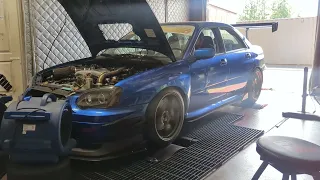 800+hp sti dyno pull with t51r mod garret g35-1050