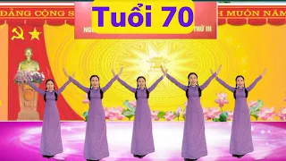 Tuổi 70🌟 Múa Đẹp(link hướng dẫn nhấp chữ v dưới).Dân Vũ Cha Cha