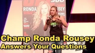 UFC Women's Bantamweight Champ Ronda Rousey Fan Expo Q&A (HD / complete + unedited)