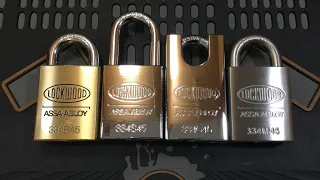 (249) Lockwood Padlock Series: 334B45 Padlock and it's variants