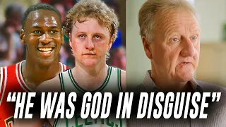 Larry Bird  "God disguised as Michael Jordan" - The FULL Story! MJ 63 Point Game!