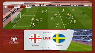🔴Georgia vs Sweden 2-0 Highlights All Goals| UEFA European Qualifiers - World Cup Qatar 2022