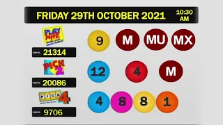 NLCB Online Draws  Friday 29th October 2021