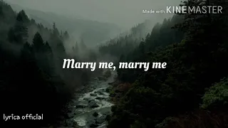 Marry me ( lyrics video) megan trainor