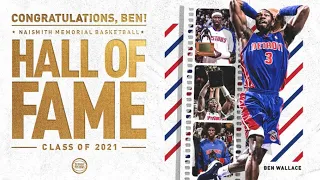 Detroit Pistons | Ben Wallace Inducted into the Hoops Hall of Fame