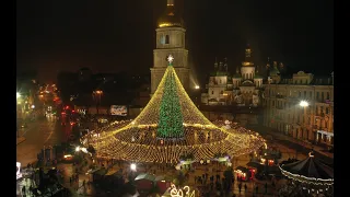 Christmas Kyiv 2021 BY DRONE