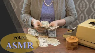 ASMR * Retro Bank Teller * Customer Service * Counting Cash * Adding Machine (Soft Spoken)