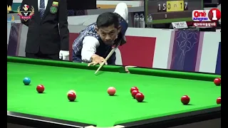 Sea game 2023 snooker Cambodia ( Chhay soun ) vs Malaysia ( Lim kok loeng ) single play ( Part 1)