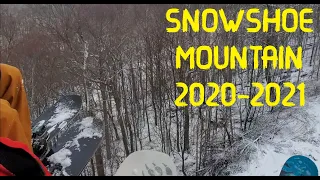 Skiing at Snowshoe Mountain 2020-2021 (With snow!!!)