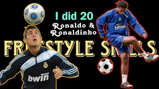 Doing Ronaldo & Ronaldinho freestyle skills 🔥🔥🔥