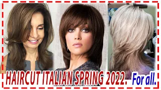HAIRCUT ITALIAN SPRING💕 2024. HAIRCUT FOR WOMEN 40+ 50+60+. hairstyles 2024