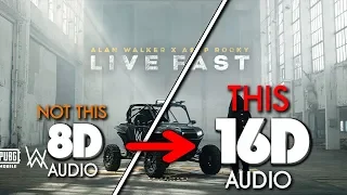 Alan Walker x A$AP Rocky - Live Fast (PUBGM) [16D AUDIO | NOT 8D] 🎧 [ASMR]