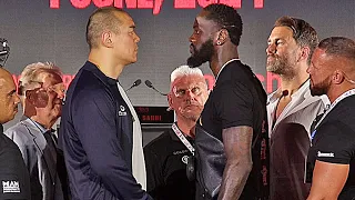 Zhilei Zhang & Deontay Wilder INTENSE FACE OFF after HEATED 5 vs 5 press conference!