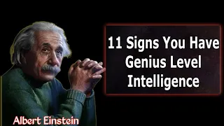 11 Sign's You Have Genius Level Intelligence | stoicism world | Albert Einstein