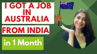 How to get a job in Australia directly from India🤑482 Visa