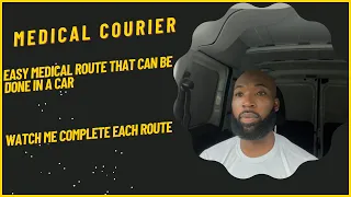 Can you really be a medical courier with a car???