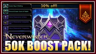 NEW 50k IL Character Boost Pack: All you Get! (value 15 mill+ AD) Cheap Item Level - Neverwinter M27