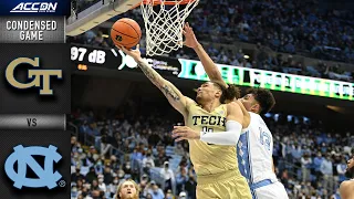 Georgia Tech vs. North Carolina Condensed Game | 2021-22 ACC Men’s Basketball