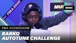 RARKO gaat ALL OUT tijdens AUTOTUNE CHALLENGE! | FMA Avondshow 2020