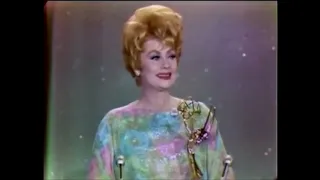 Lucille Ball winning an Emmy for 'The Lucy Show' in June 4, 1967