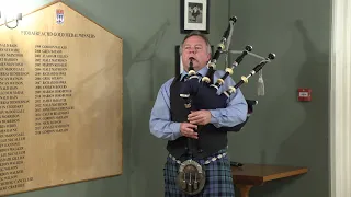 "The Atholl Highlanders" among Jig set by champion piper Stuart Liddell during recital in Braemar