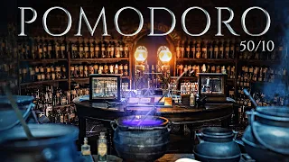 Hogwarts Potions Class 📚 POMODORO Study Session 50/10 - Harry Potter Ambience 📚 Focus, Relax & Study