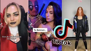 HARLEY QUINN | BLACK WIDOW | WONDER WOMAN FROM TIK TOK| TikTok girls | TikTok Trend 2021