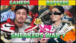 GAMERS vs RAPPERS ... WHO GOT THE MOST EXPENSIVE SNEAKERS COLLECTION ?
