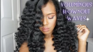 Voluminous Blownout Waves | Hair Tutorial