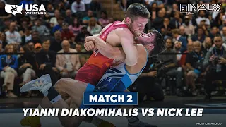 Yianni Diakomihalis vs. Nick Lee | 2023 Final X Round 2
