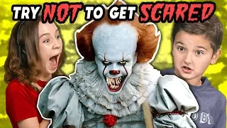 Kids React To Try Not To Get Scared Challenge