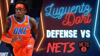 Luguentz Dort All Defensive Possessions vs. Nets - January 29th 2021