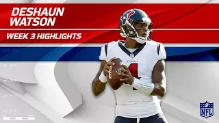 Deshaun Watson Highlights vs. New England | Texans vs. Patriots | Wk 3 Player Highlights