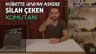 Nöbette Uyuyan Askere Silah Çeken Komutan