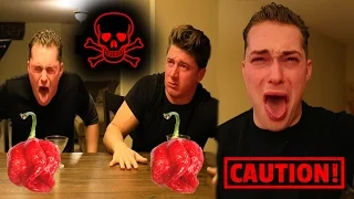 DRINKING 12 BOTTLES OF THE HOTTEST HOT SAUCE! *DO NOT TRY*