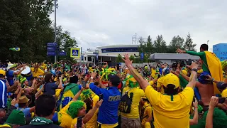 2018 FIFA World Cup / Brazil vs Costa Rica / Saint Petersburg / Brazilian fans