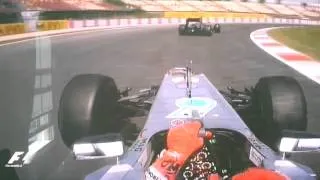 michael schumacher's pay back to lewis hamilton