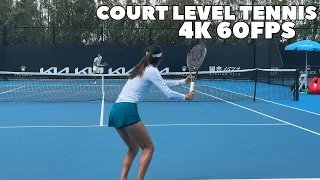Emma Raducanu Court Level Practice 2024 (4K 60FPS)