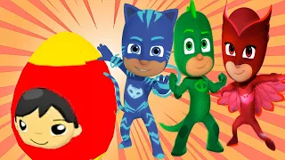 Tag with Ryan PJ Masks Mystery Surprise Egg New UPDATE Catboy - All Characters Unlocked All Costumes