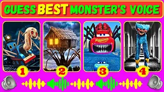 Guess Monster Voice Spider Thomas, Spider House Head, McQueen Eater, Huggy Wuggy Coffin Dance