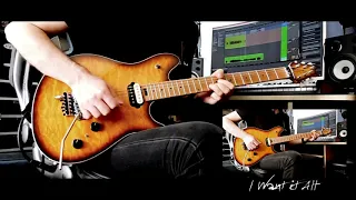 Queen - I Want It All Guitar Cover (extended version)+Backing Track.