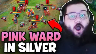 This is what happens when Pink Ward visits Silver elo (THEY WERE TERRIFIED)