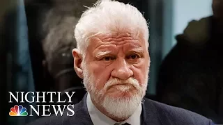War Criminal Dies After Drinking Poison In Court | NBC Nightly News