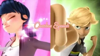 {Miraculous} Ladybug and Chat Noir transformation | Castilian Spanish [HD]