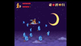 Aladdin (SNES): Bonus Stage: Flying With Jasmine